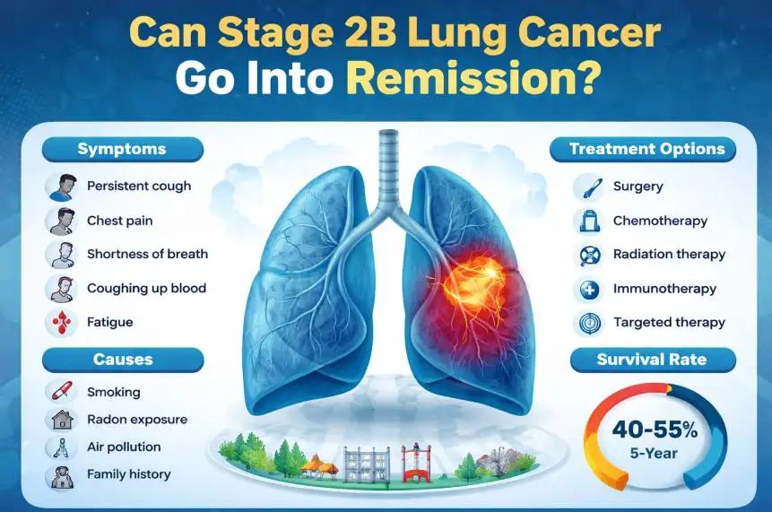 Can Stage 2B Lung Cancer Go Into Remission? Symptoms, Treatment Options, and Survival Outlook