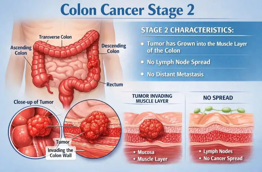 Colon Cancer Stage 2: Symptoms, Treatment Options, and Survival Rates Explained