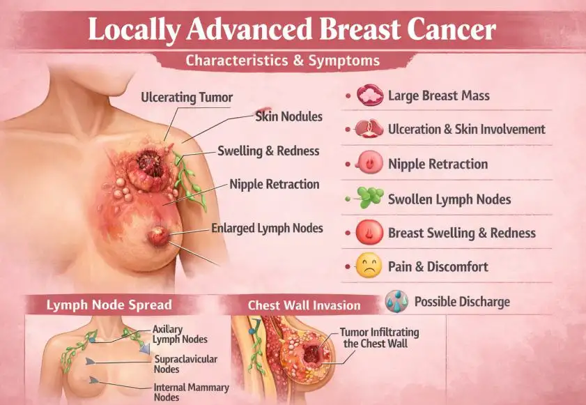 Locally Advanced Breast Cancer: Symptoms, Diagnosis, Treatment, and Survival Guide