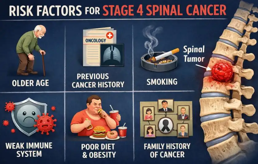 Risk Factors for Stage 4 Spinal Cancer: Causes, Symptoms, Diagnosis, and Treatment Guide